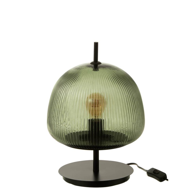 Retro groene bolvormige tafellamp Jolipa Oasis - Afbeelding 2