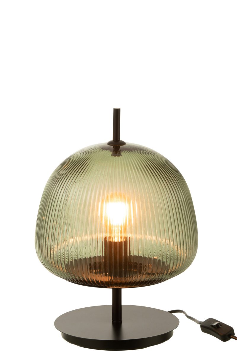 Retro groene bolvormige tafellamp Jolipa Oasis - Afbeelding 3