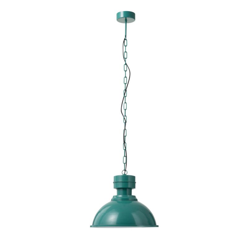 Retro groene hanglamp aan ketting Jolipa Phoebe - Afbeelding 2