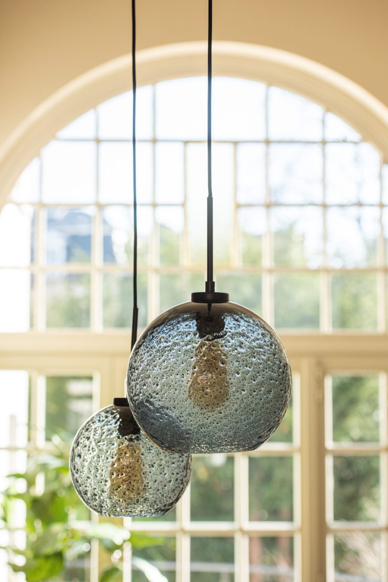 Retro hanglamp glazen bol Jolipa Orb - Afbeelding 3