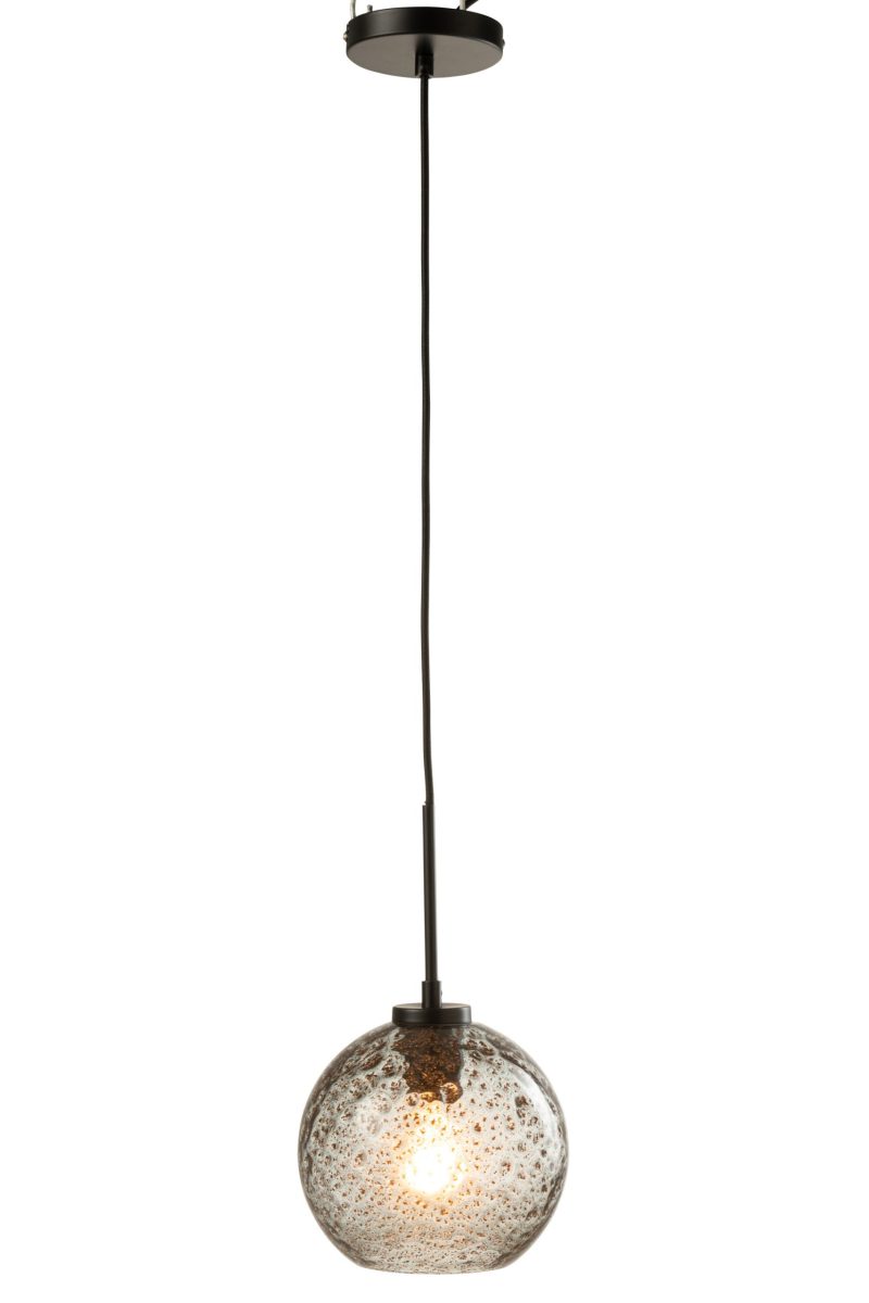 Retro hanglamp glazen bol Jolipa Orb - Afbeelding 4