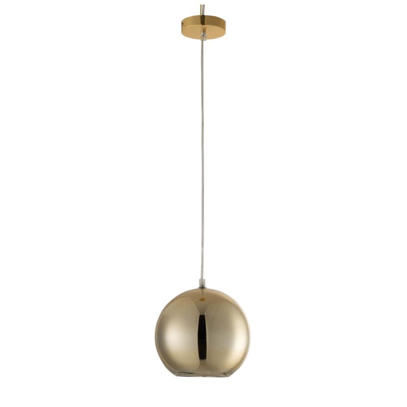 Retro ronde gouden hanglamp Jolipa Zack - Afbeelding 2