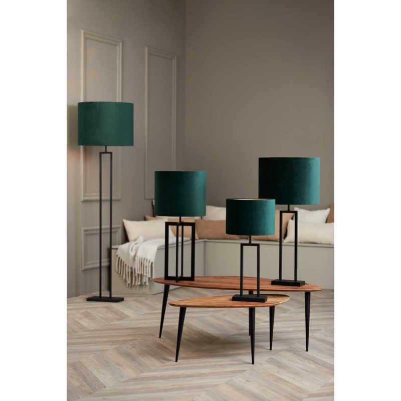 light&living-kap-velours-groen-textiel-ø35cm-e27-2235051-1