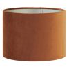 retro-ronde-oranje-lampenkap-light-and-living-velours-2240049