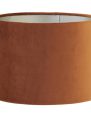 retro-ronde-oranje-lampenkap-light-and-living-velours-2240049