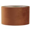 retro-ronde-oranje-zilveren-lampenkap-light-and-living-velours-2233049