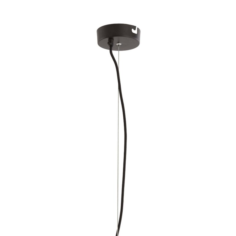 Retro roodbruine rookglazen hanglamp Light & Living Dena - Afbeelding 5
