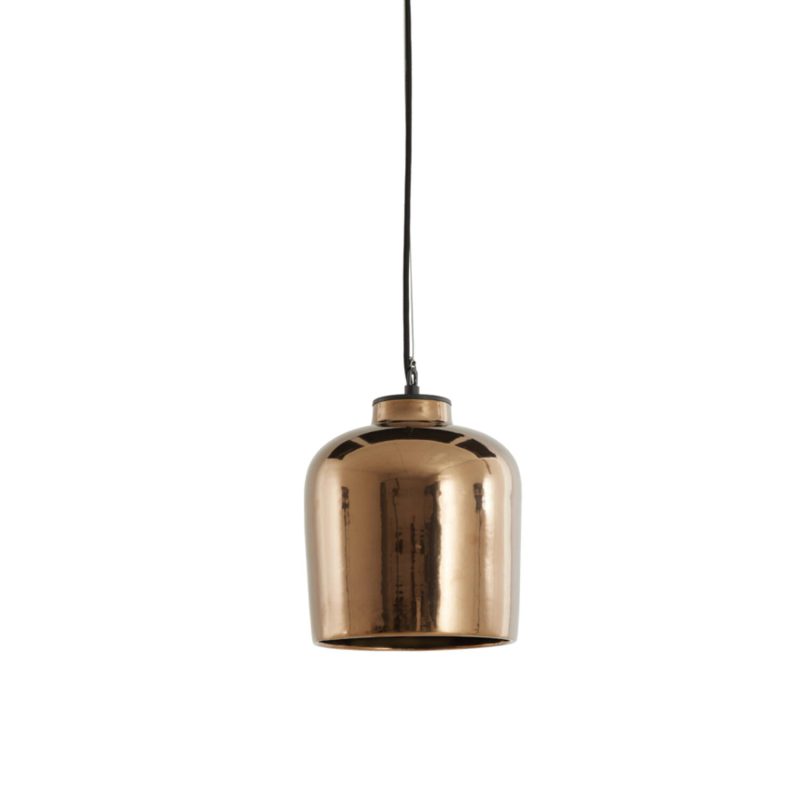 Retro roodbruine rookglazen hanglamp Light & Living Dena - Afbeelding 6