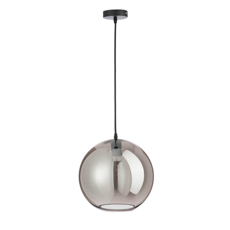 Retro rookglazen bol hanglamp Jolipa Koba - Afbeelding 2