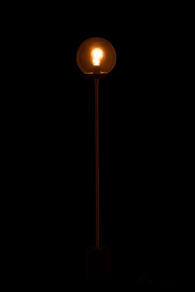 Retro zwart met gouden vloerlamp Jolipa Misha - Afbeelding 5