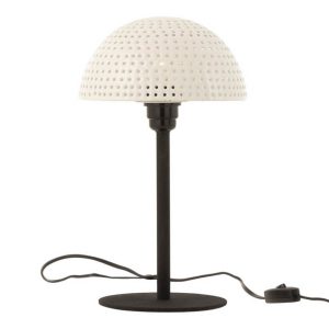 retro-zwart-met-witte-tafellamp-jolipa-mushroom-17239