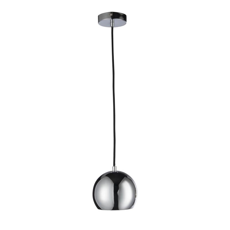 Retro zwart rookglas hanglamp Jolipa Fleur - Afbeelding 2