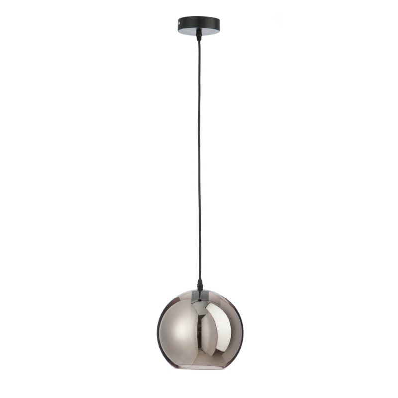 Retro zwarte bolvormige hanglamp Jolipa Koba - Afbeelding 2