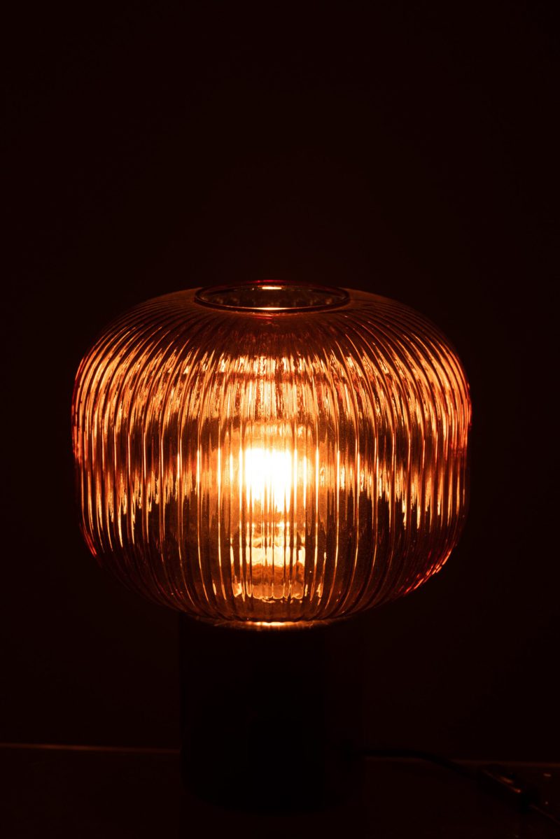 retro-zwarte-tafellamp-met-rood-glas-jolipa-yufo-5746-4