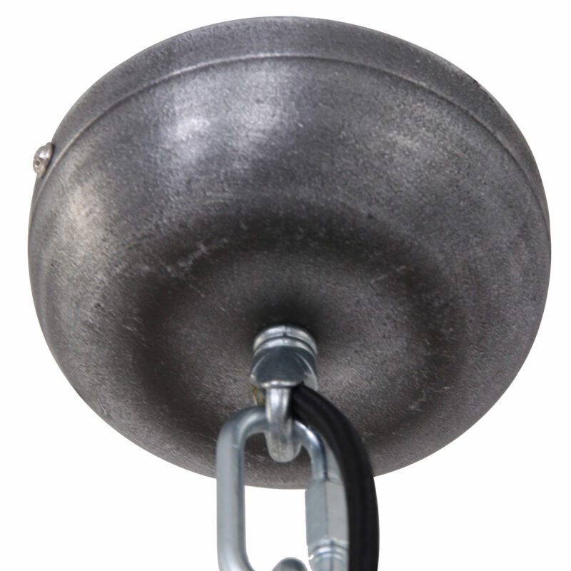 Robuuste koepelvormige hanglamp bruin metaal/glas Steinhauer Bikkel - Afbeelding 11