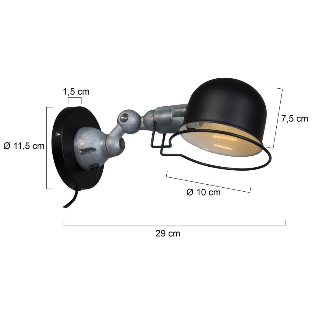 mexlite-wandlamp-davin-zwart-aluminiummetaal-bedlampje-e14-7657zw-1