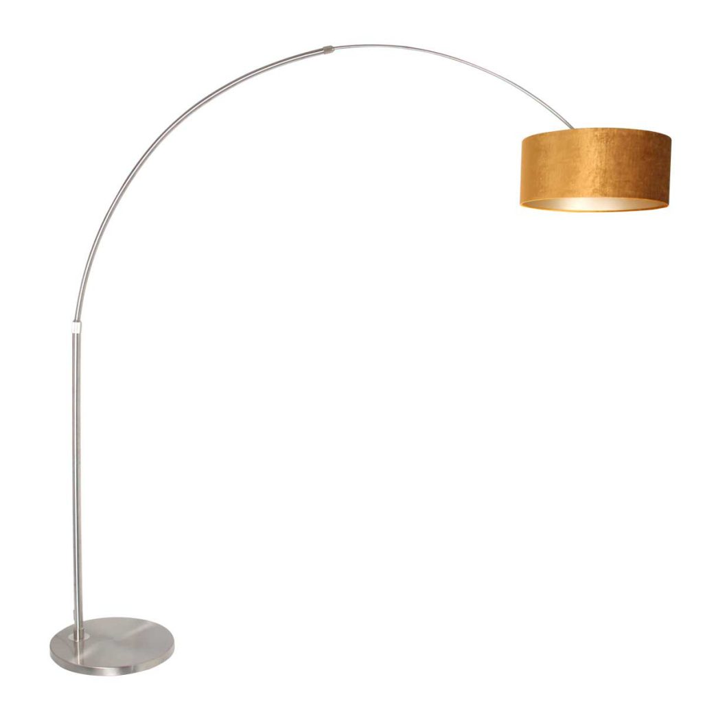 ronde-boog-vloerlamp-met-lampenkap-steinhauer-sparkled-light-8126st-1