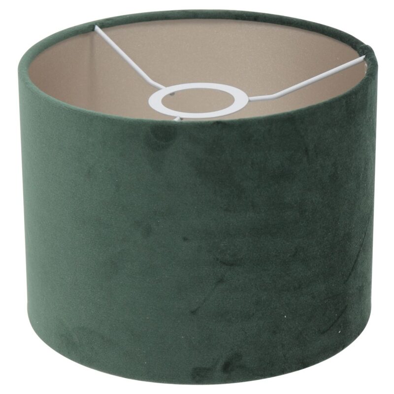 Moderne lampenkap groen velours Steinhauer  - Ø 20 cm - Afbeelding 2