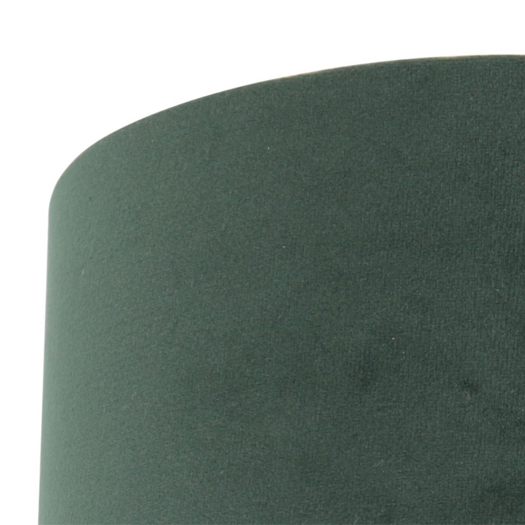 Moderne lampenkap groen velours Steinhauer  - Ø 20 cm - Afbeelding 4