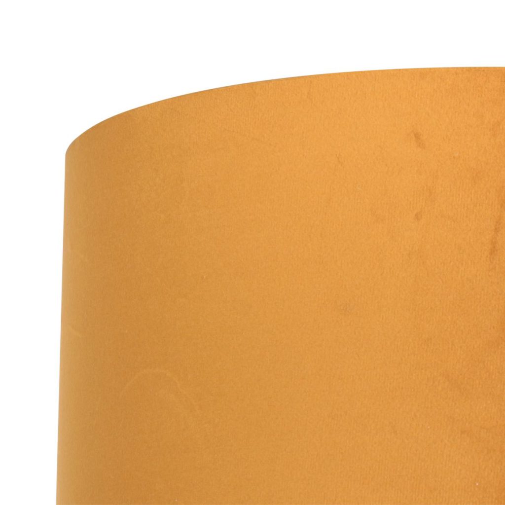 Moderne gouden velours lampenkap Steinhauer  - Ø 30 cm - Afbeelding 4