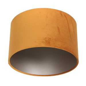 ronde-fluwelen-lampenkap-30-cm-steinhauer-lampenkappen-k7396ks