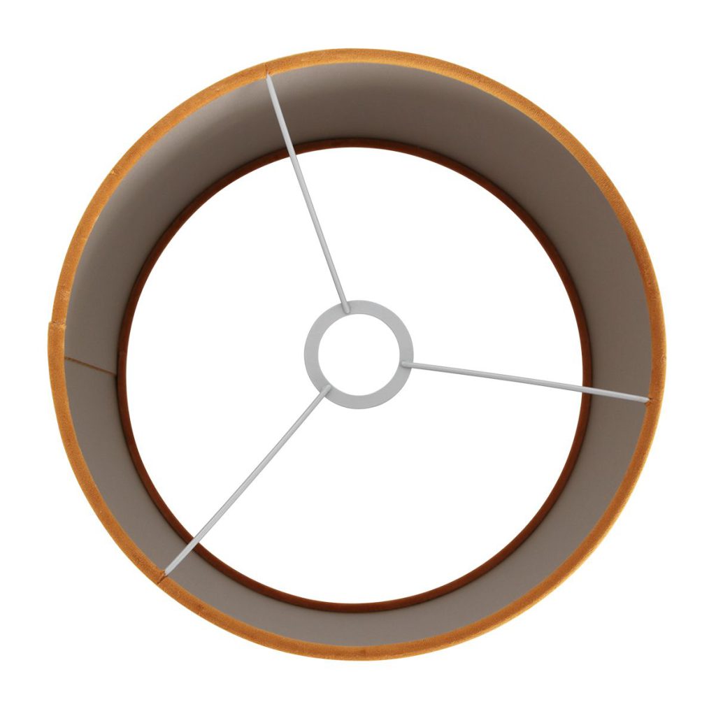 Moderne gouden velours lampenkap Steinhauer  - Ø 30 cm - Afbeelding 5