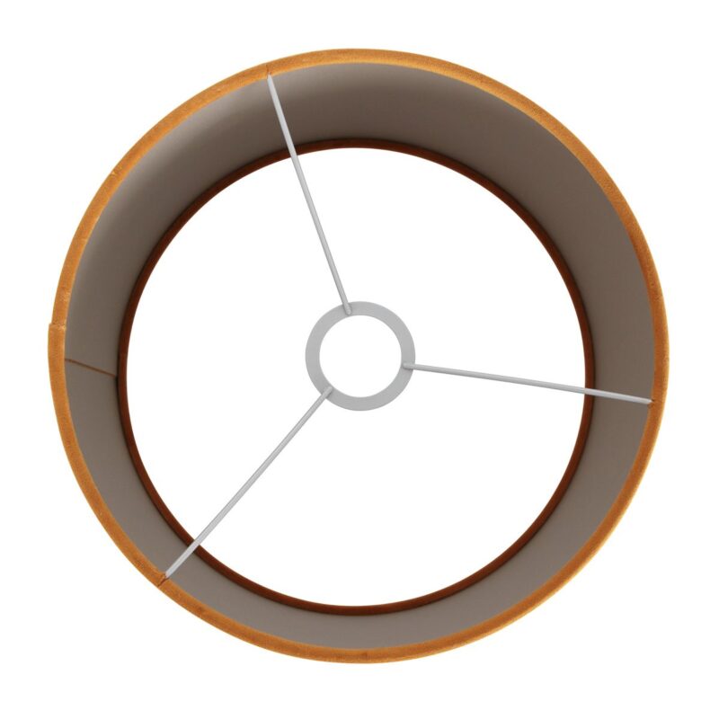 Moderne gouden velours lampenkap Steinhauer  - Ø 30 cm - Afbeelding 5