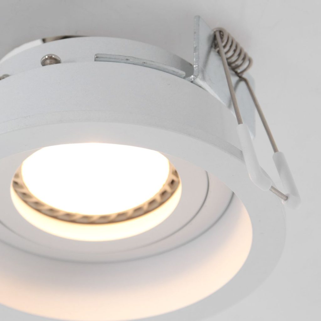Moderne witte metalen spot Steinhauer Pelite spot - Afbeelding 5