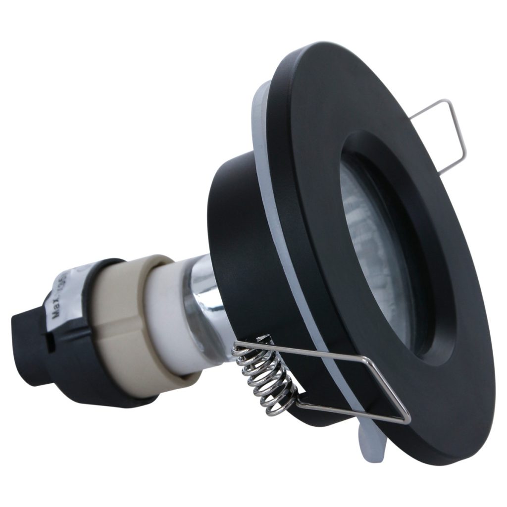 Moderne metalen spot zwart Steinhauer Pelite spot - Afbeelding 4