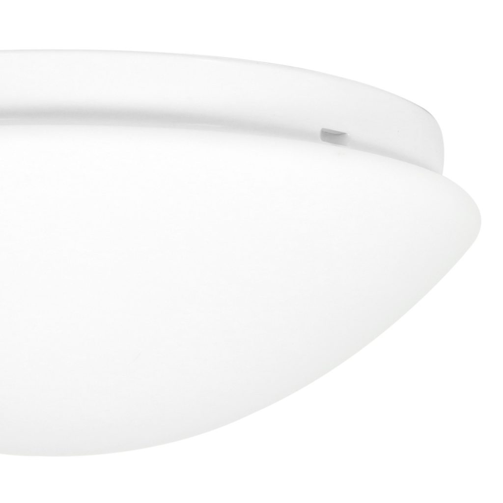 Moderne witte glazen plafonnière metaal Steinhauer Ceiling and wall - Afbeelding 4