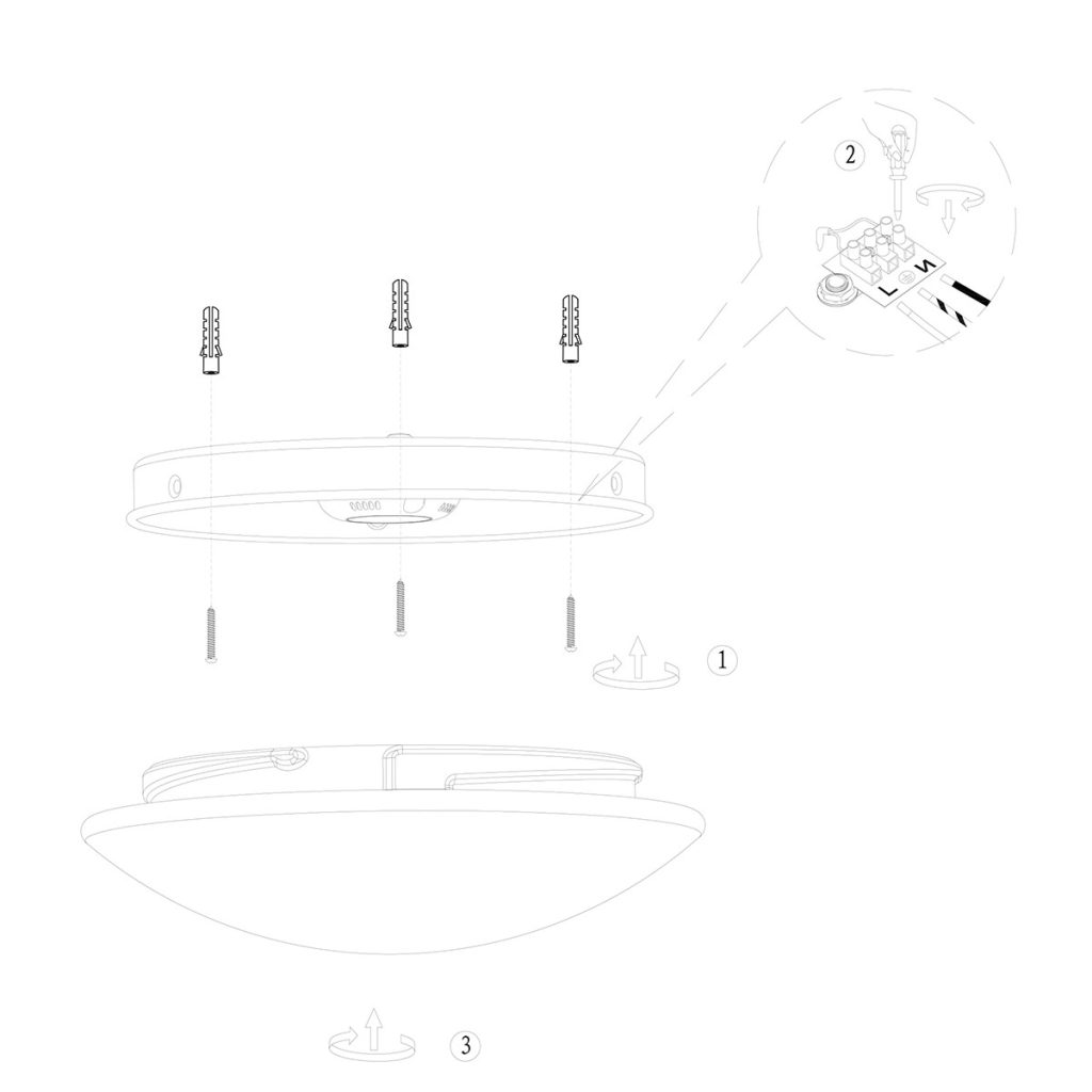Moderne witte glazen plafonnière metaal Steinhauer Ceiling and wall - Afbeelding 8