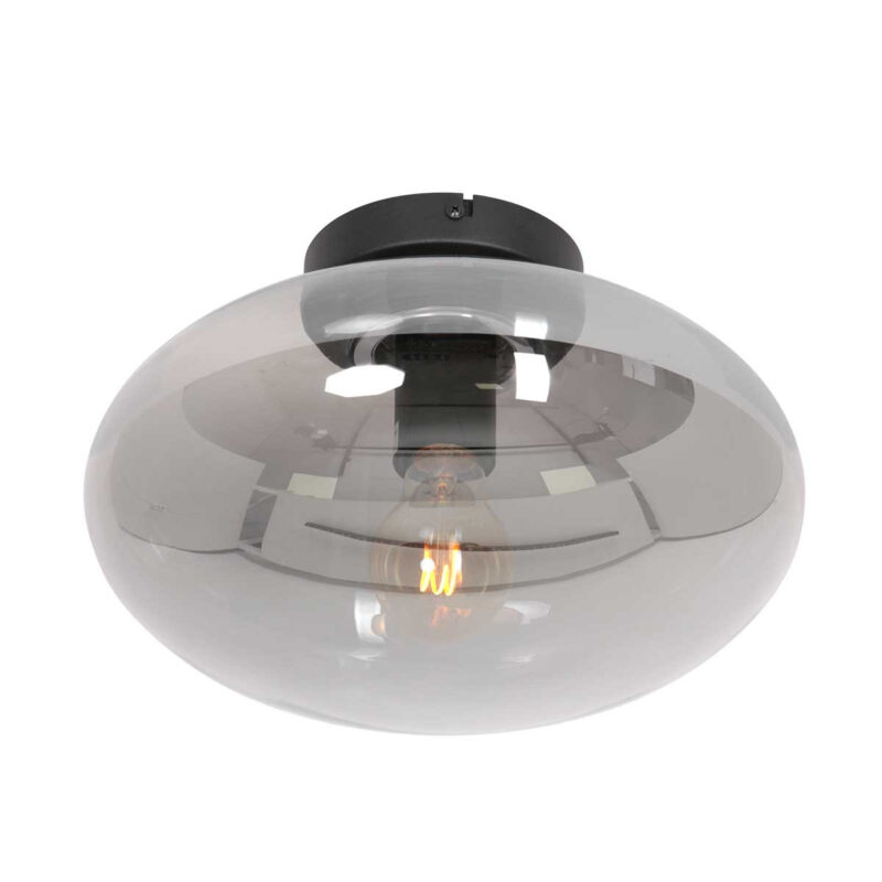 steinhauer-plafonniere-reflexion-transparant-glasmetaal-ø30cm-e27-3388zw-1