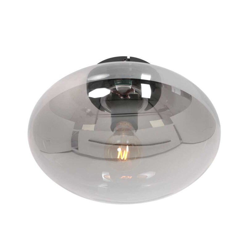 steinhauer-plafonniere-reflexion-transparant-glasmetaal-ø30cm-e27-3388zw-1