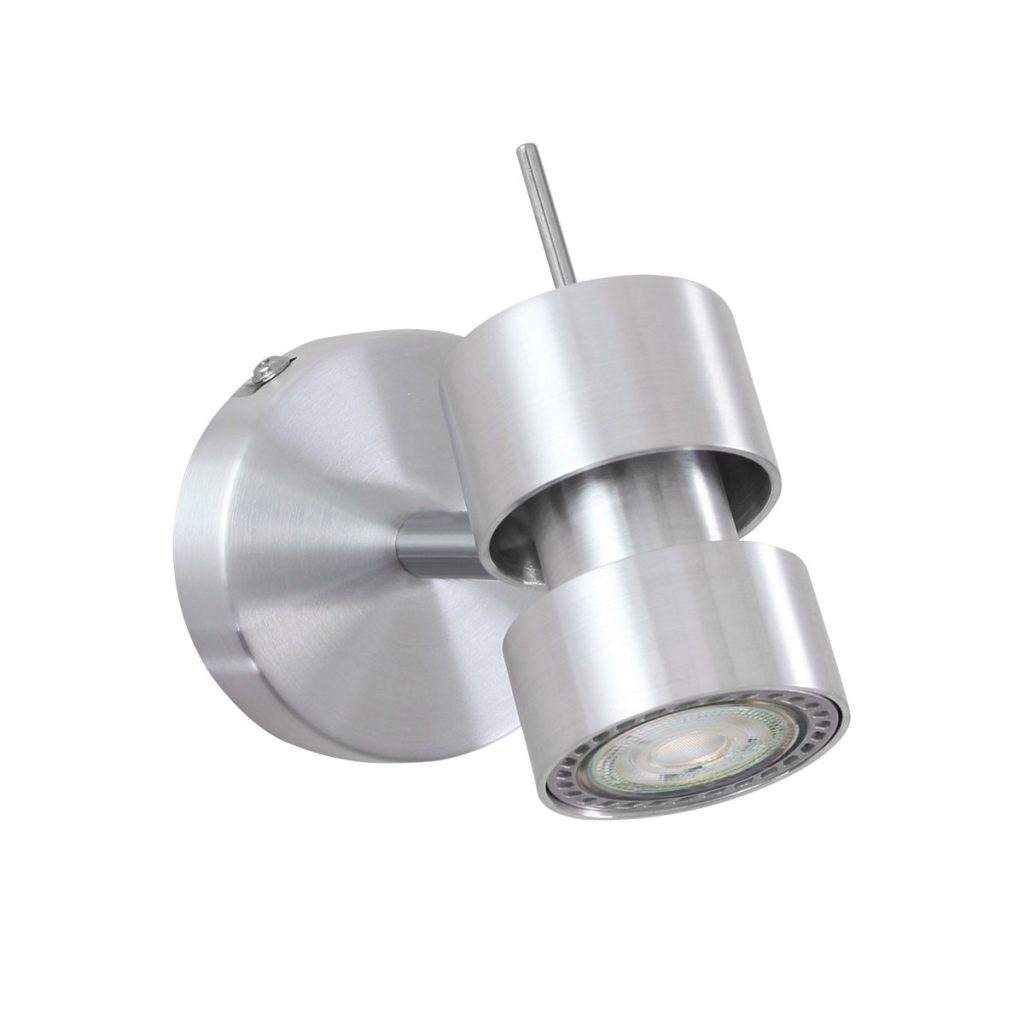 Moderne stalen metalen spot Steinhauer Natasja led - Afbeelding 2