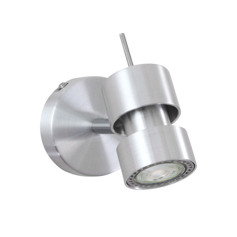Moderne stalen metalen spot Steinhauer Natasja led - Afbeelding 2