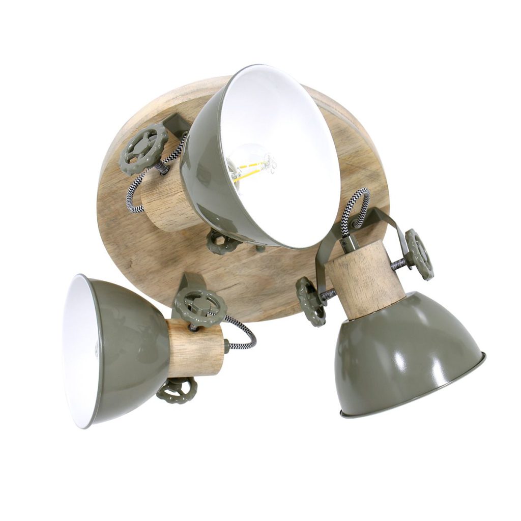 mexlite-spot-gearwood-groen-metaalrubberwood-ø38cm-e27-3063g-1