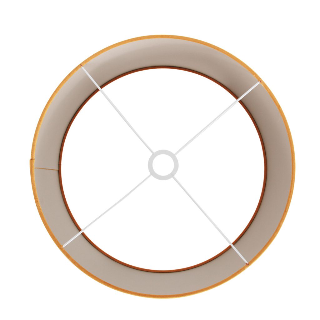 Moderne gouden lampenkap velours Steinhauer  - Ø 50 cm - Afbeelding 5