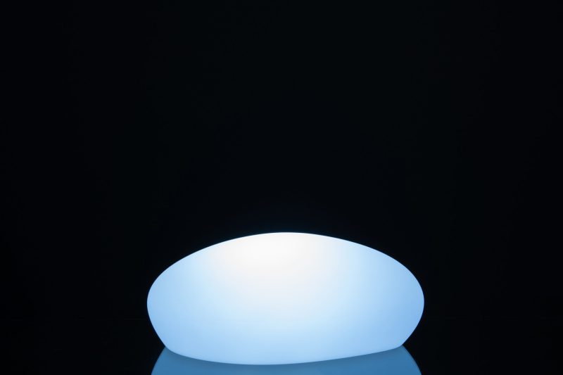 Ronde witte plafondlamp melkglas Jolipa Rock - Afbeelding 3