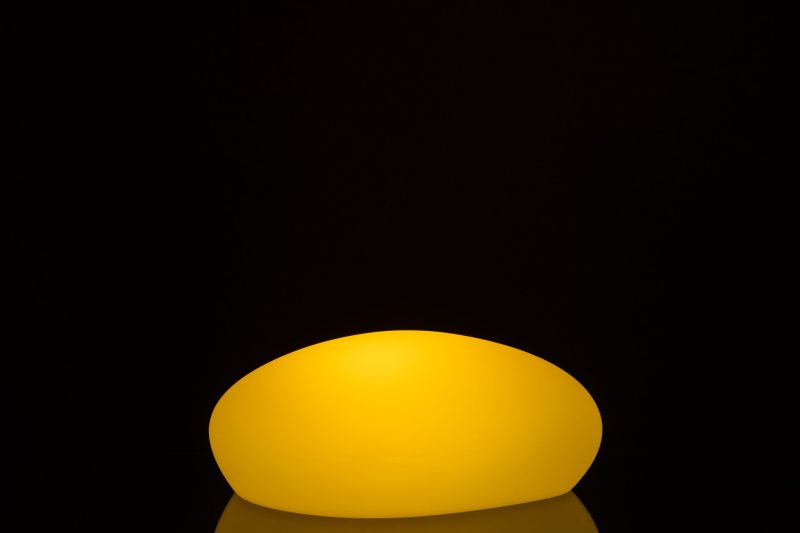 Ronde witte plafondlamp melkglas Jolipa Rock - Afbeelding 6