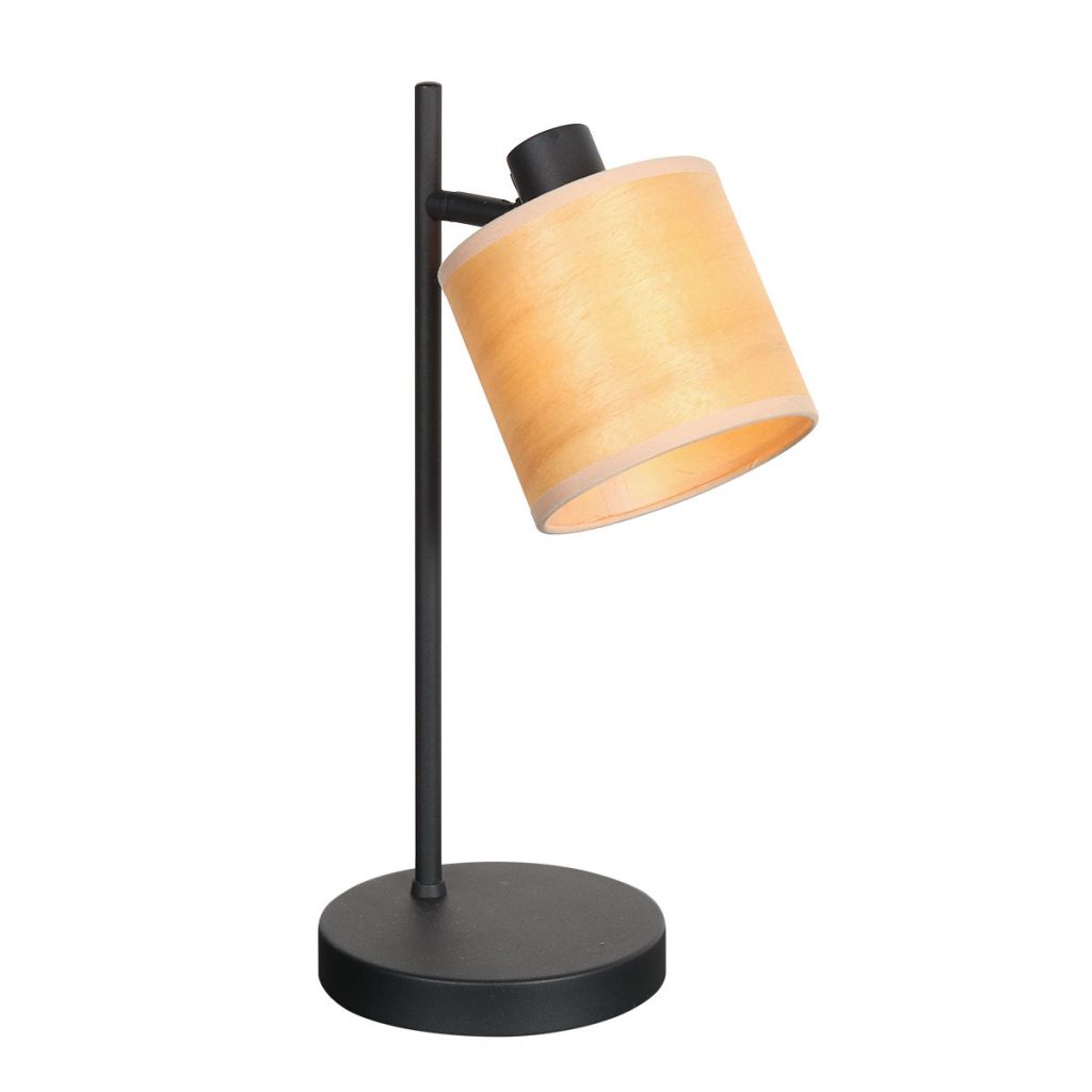 ronde-zwarte-tafellamp-modern-tafellamp-steinhauer-bambus-naturel-en-zwart-3669zw