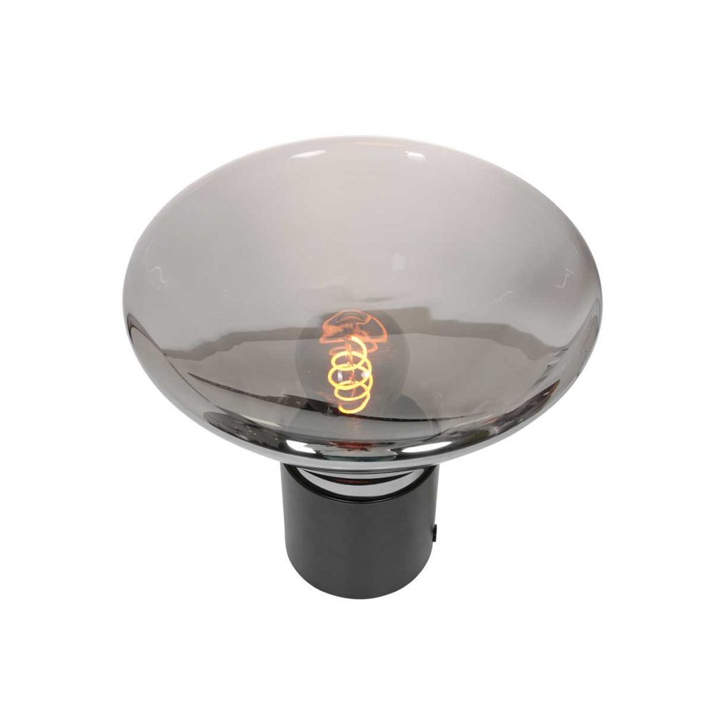 Moderne zwarte metalen tafellamp Steinhauer Ambiance - Afbeelding 2
