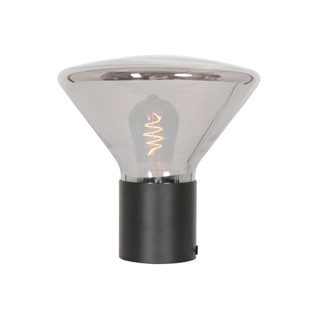 rookglas-tafellamp-ambiance-3401zw-zwart-steinhauer-ambiance-3401zw