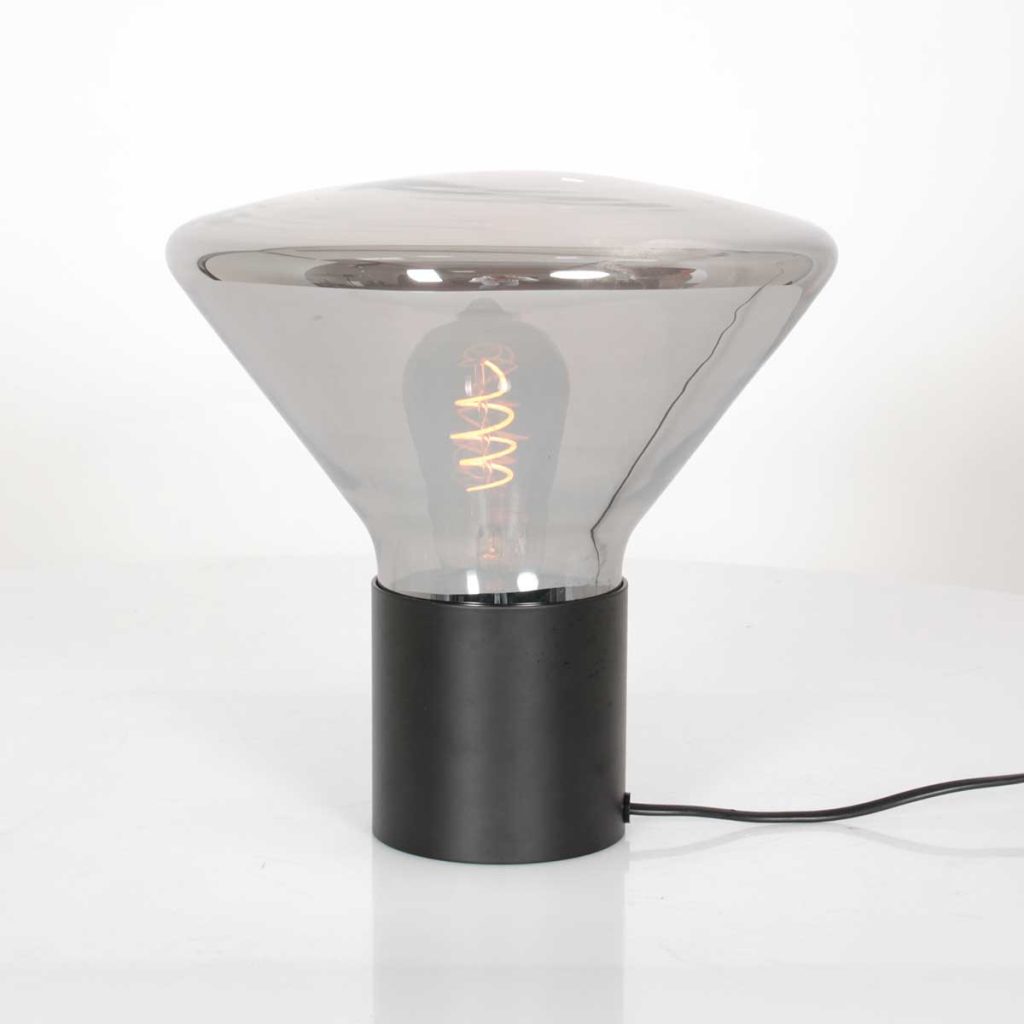 Moderne zwarte metalen tafellamp Steinhauer Ambiance - Afbeelding 13