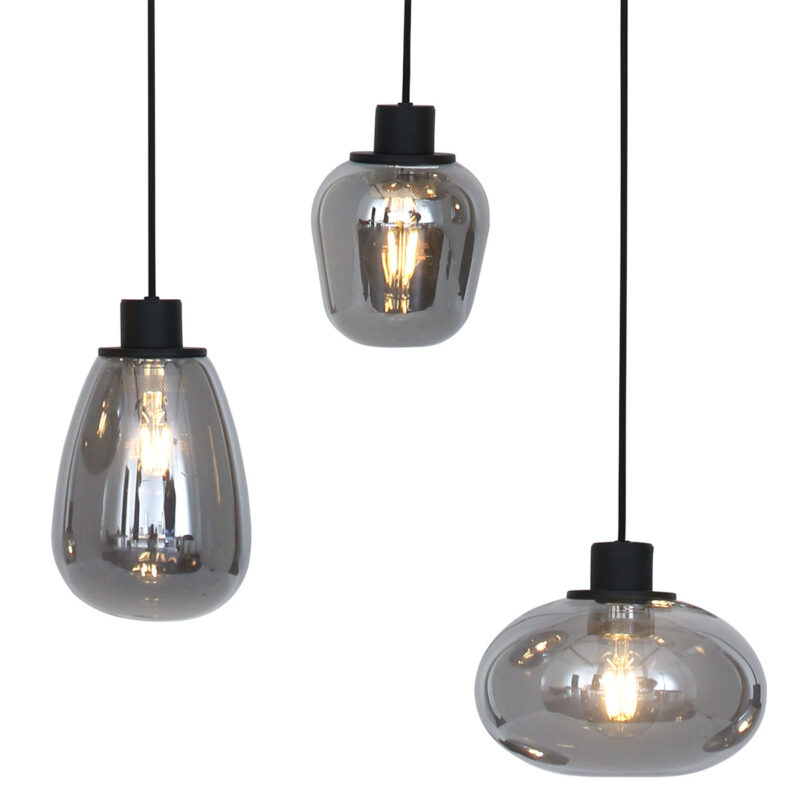 steinhauer-hanglamp-reflexion-zwart-glasmetaal-ø50cm-e27-2679zw-1