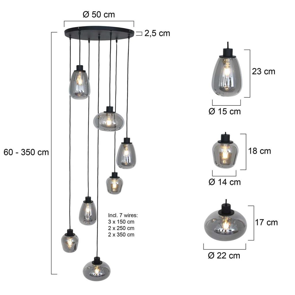 Rookglas videlamp Steinhauer Reflexion - Afbeelding 6