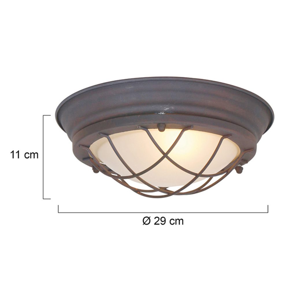 mexlite-plafonniere-lisanne-bruin-glasmetaal-ø29cm-e27-1357b-1