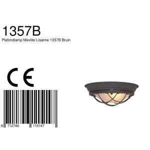 mexlite-plafonniere-lisanne-bruin-glasmetaal-ø29cm-e27-1357b-1