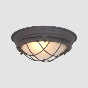mexlite-plafonniere-lisanne-bruin-glasmetaal-ø29cm-e27-1357b-1