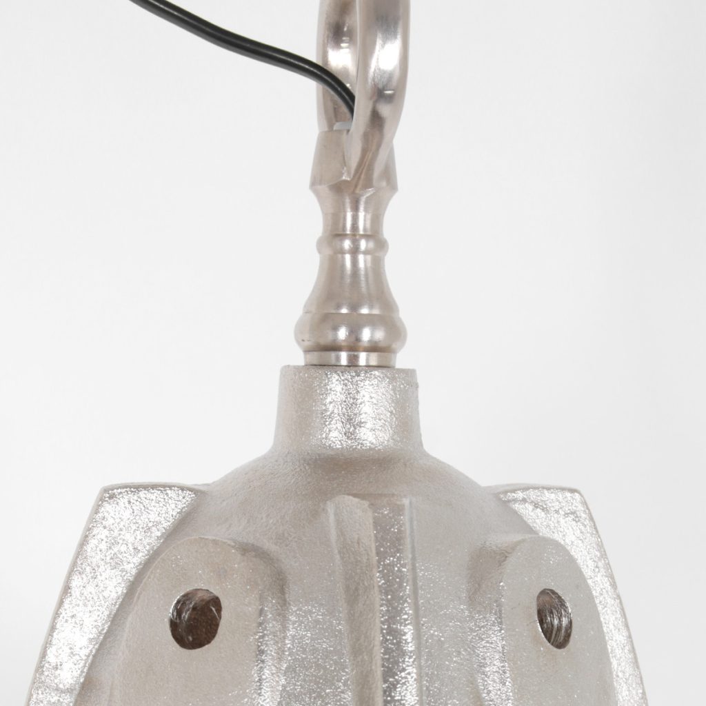 Retro aluminium stalen glazen hanglamp Steinhauer Tuk - Afbeelding 13