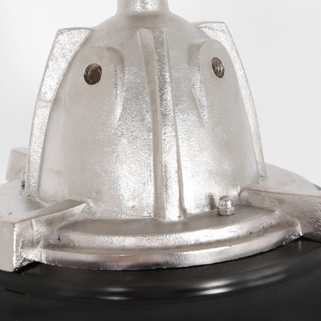 Retro aluminium stalen glazen hanglamp Steinhauer Tuk - Afbeelding 4
